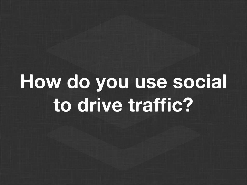 Buffer pitch deck, slide 3: The question