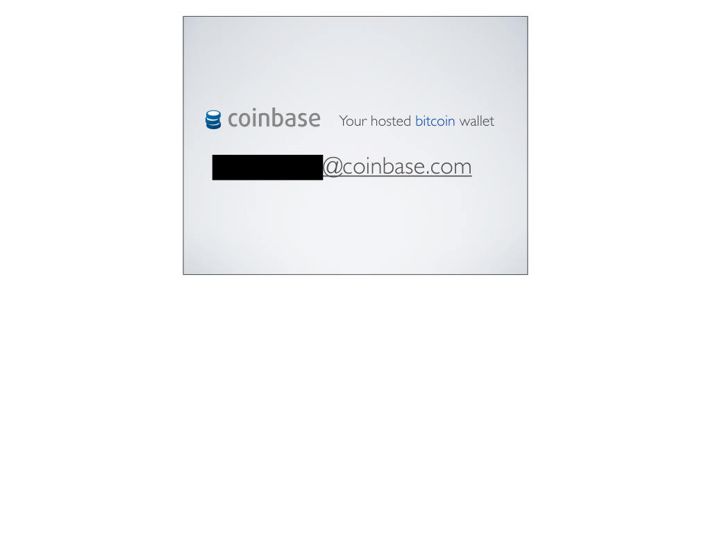 Coinbase pitch deck, slide 12: Contact