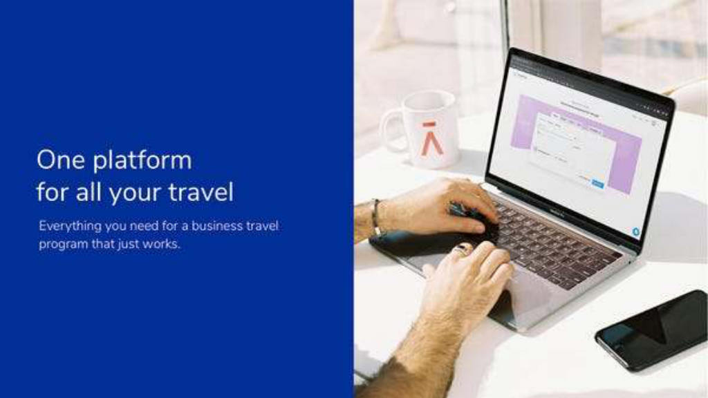 TravelPerk pitch deck, slide 5: One platform