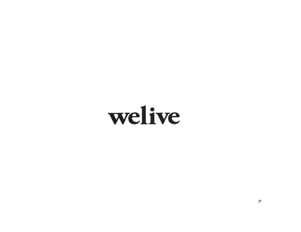 WeWork pitch deck, slide 28: WeLive