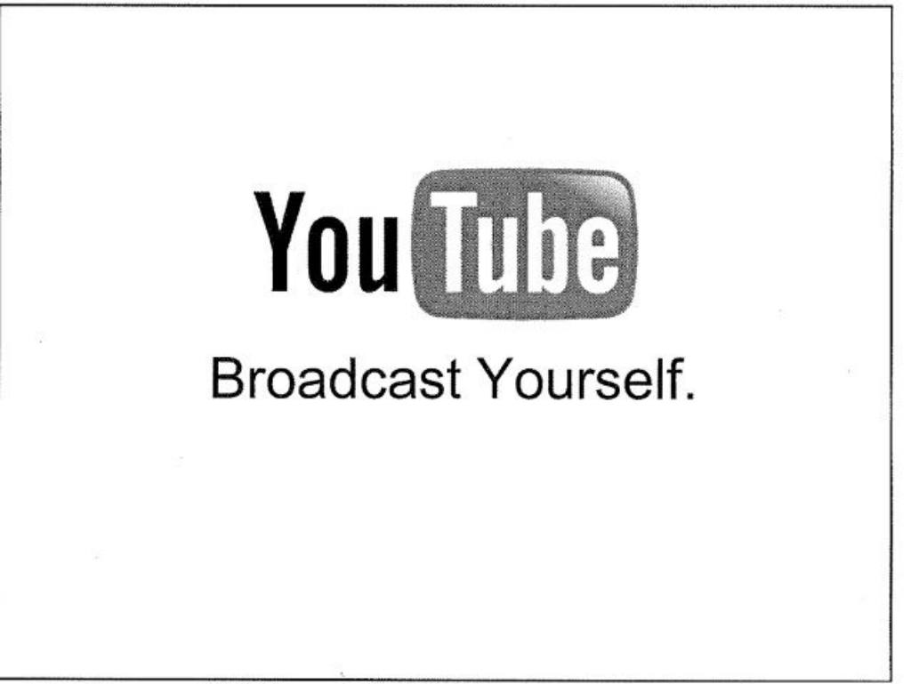YouTube pitch deck, slide 1: Cover