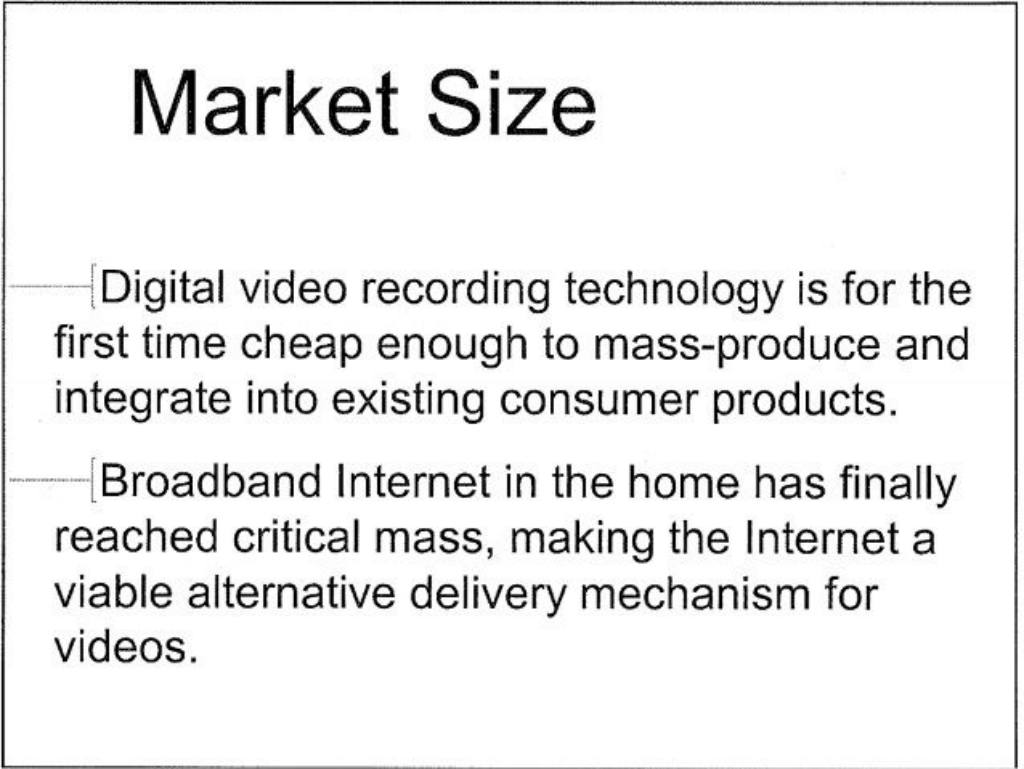 YouTube pitch deck, slide 5: Market Size